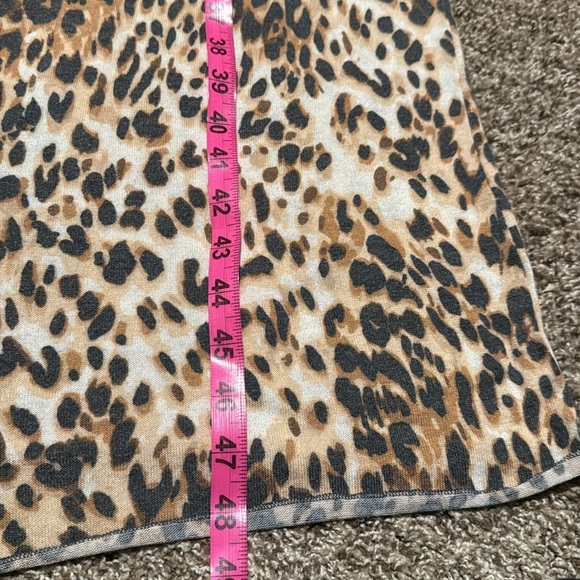 LuLaRoe animal print duster (long open fly-away front cardigan) size L - Picture 6 of 6